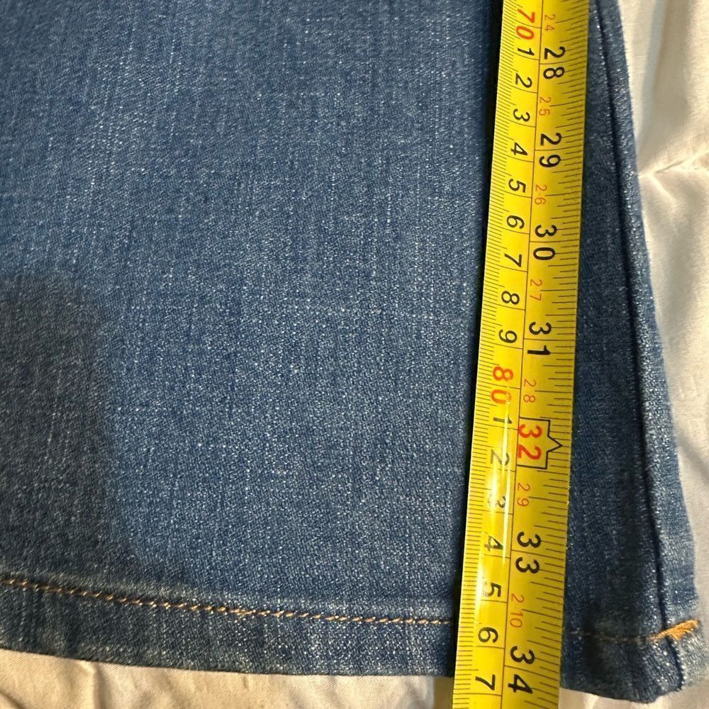 Frankie b Jeans Size 2, Inseam: 34 Inches. patchwork bootcut - Picture 7 of 14